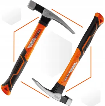 Kladivo Zednické kladivo FIBERGLASS 600 g sklolaminátová násada Polax