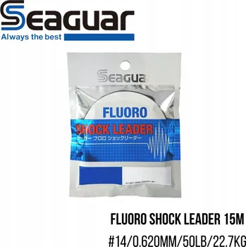 Fluorocarbonový návazec Seaguar Fluoro Shock Leader 15m #14/0.620mm/50lb/22.7kg