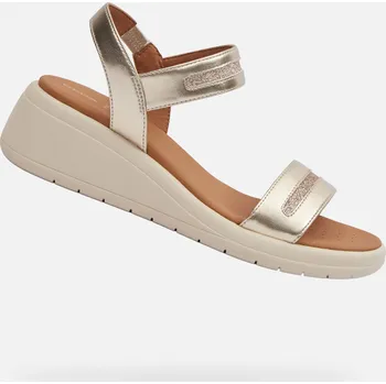 Dámská obuv Zlaté dámské sandály Geox Meliconia