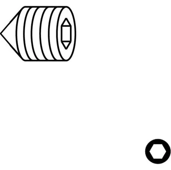 Příslušenství k nářadí "Šroub STEI Conical Point - M5x5 CMT"