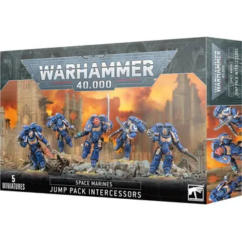 Desková hra W40k Space Marines Assault Intercessors with Jump Packs