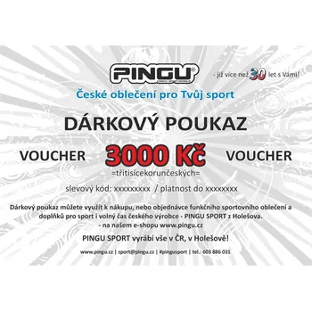 Dárkový potravinový koš Dárkový pokaz / Voucher 3000