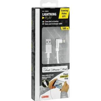 Datový kabel Kabel Lampa USB - Apple Lightning 1 m bílý