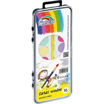 Výtvarná barva Akvarelové barvy Fiorello 16 ks x 2 ml