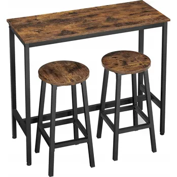 Jídelní stůl Sada obdélníkový stůl 100 x 40 cm + židle kusů Oskar