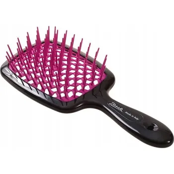 kartáč na vlasy Janeke Superbrush Normal Kartáč na rozčesávání vlasů černo-fuchsiový