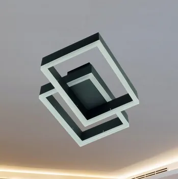 Stropní Svítidlo čtvercový IdeaLed 30 x 8 cm černý