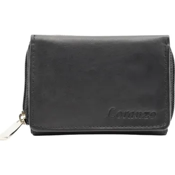 Peněženka Loranzo Dámská kožená peněženka – model 405 Barva: Černá
