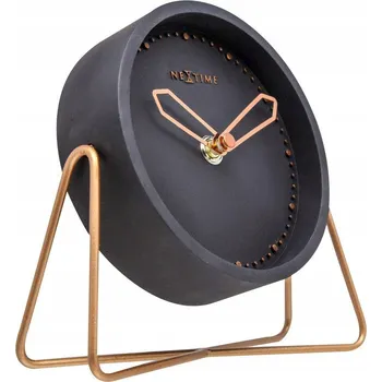 Hodiny Stolní hodiny NeXtime tiché Kámen Kov 17,5 cm