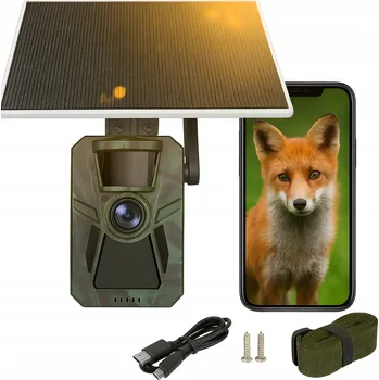 IP kamera Fotopast KJK FKPCAM T41 2.7K 14MP PIR 4G IP66 + Solární panel