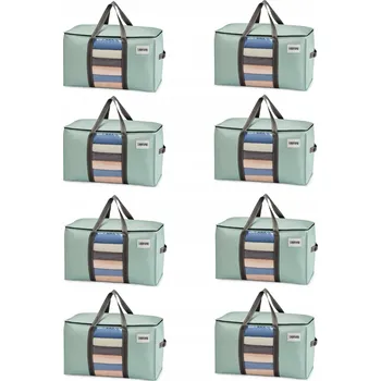 Úložný box VENO Stěhovací tašky 95L Vodotěsné Zelené 8 Kusů