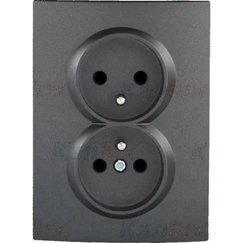 Elektrická zásuvka Nástěnná Elektrická Zásuvka Kanlux , šedá