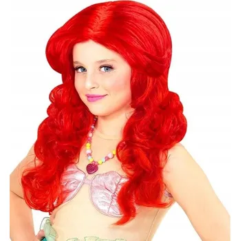 Karnevalová paruka Widmann paruka dlouhé vlasy kaštanová