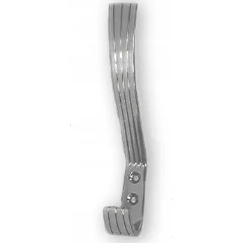 Nábytkové kování Nábytková úchytka věšák SIRO 1604/ZN2 chrom matný, hliník