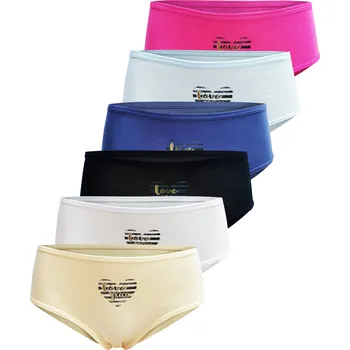 Kalhotky FANNIFEN Dámské kalhotky LOVE YOU YW4157 - 3 ks v balení Barva: Mix, Velikost: M