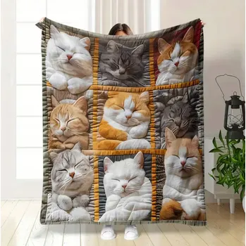 Prostěradlo Deka 100pa polyester 150 cm x 200 cm, vícebarevná