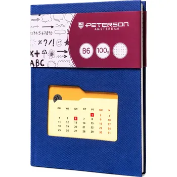 Kalendář Peterson Notes Lelda tmavě modrá One size