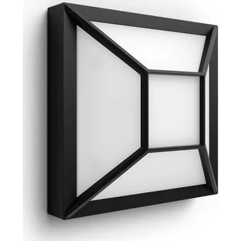 Nástěnné svítidlo Zahradní nástěnné svítidlo Philips bílé, černé, integrovaný LED zdroj 12 W