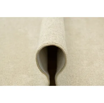 Koberec 300x300 cm MĚKKÝ KRÉMOVÝ KOBEREC TERMO DO POKOJE