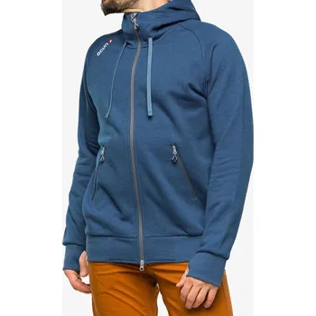 Pánská mikina Mikina s kapucí Ocun Hoodie Zipper - blue opal/excalibur