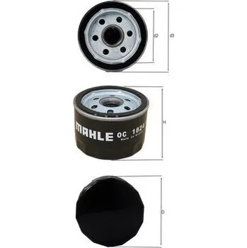Filtr do auta Olejový filtr MAHLE ORIGINAL OC 1824