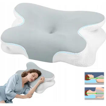 Polštář Ortopedický Polštář z paměťové pěny, ergonomický, 60*34*13 cm