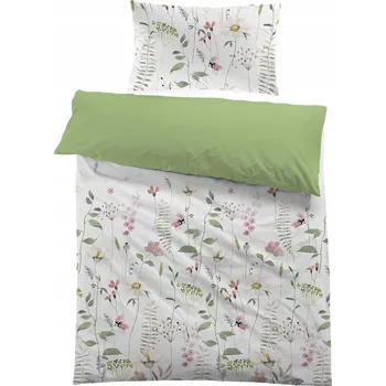 Povlečení Sada povlečení 150×200 + 50×80 cm květiny 3D mikrovlákno