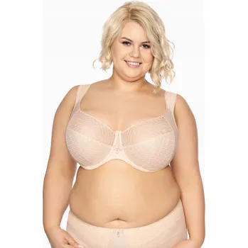 Dámské spodní prádlo PODPRSENKA Gaia 874M Samira MĚKKÁ béžová 90G