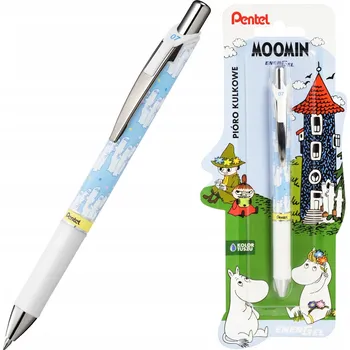 Kuličkové pero Pentel Energel Mumínci Hatifnatové 0,7 mm Modré