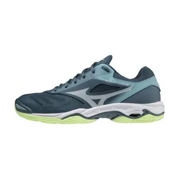 Pánská obuv Mizuno WAVE PHANTOM 2 Sálová obuv zelená / modrá, UK 15, EU 51, US 16, 34 cm