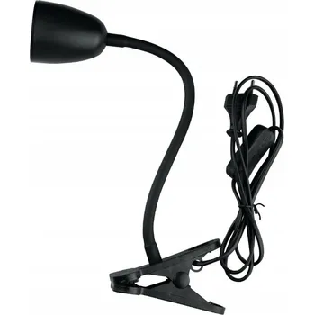 Lampička Stolní lampa na čtení s klipem LED, ohebná, černá DPM R1T-4W-B