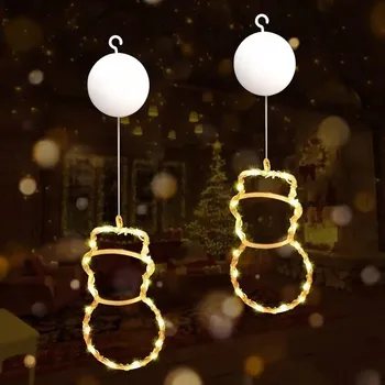 Vánoční dekorace Světelný závěs LED girlanda Vločky sněhu 12 vloček 2m Dálkové ovládání USB - Salcar