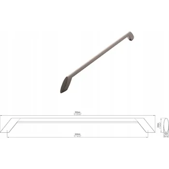 Nábytkové kování Nábytková úchytka SIRO 2415-352ZN21 , imitace nerezové oceli