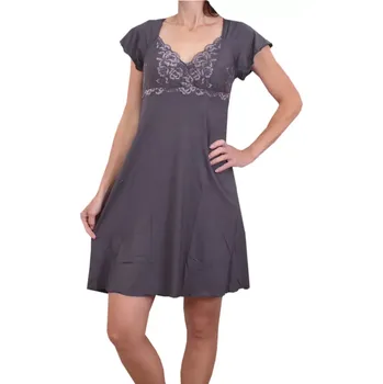 Dámská noční košile Košilka na spaní Follia Intimo Camilla grafit velikost S