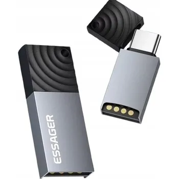 Čtečka paměťových karet Essager 2v1 Mini Čtečka karet USB 2.0 + USB-C Micro SD TF ES-DK02