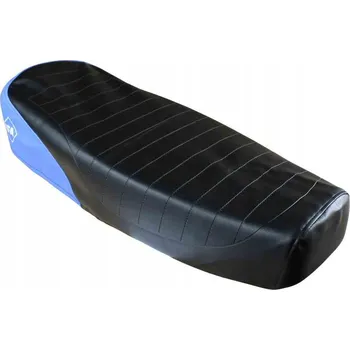 Moto sedlo POTAH SEDADLA SIMSON S51 ENDURO PROŠÍVANÝ ČERNO-MODRÝ HB