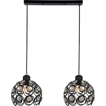 Závěsné stropní svítidlo Florence Agora E27 2x40W Černé 17340/2L-BL