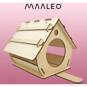 Krmítko pro ptáka Krmítko pro ptáky DIY k vlastnímu sestavení a vymalování