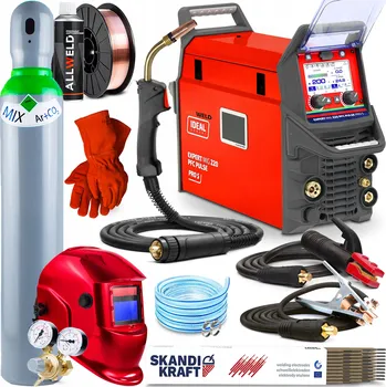 Svářečka Svářečka IDEAL EXPERT MIG 220 PFC PULSE PRO5 LCD MMA TIG 200A Hliník 4R