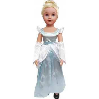 Panenka SMILY PLAY Velká panenka chodící za ruku, 70 cm princezna s dlouhými vlasy