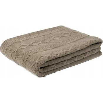 deka Deka Kam-Pol vlněná 130 cm x 170 cm hnědá