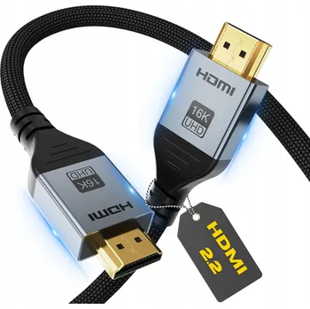 Video kabel HDMI 2.2 KABEL 1M 96 Gbit/s 16K 4K 480Hz HDR10+ DOLBY HDCP 2.3 2.1