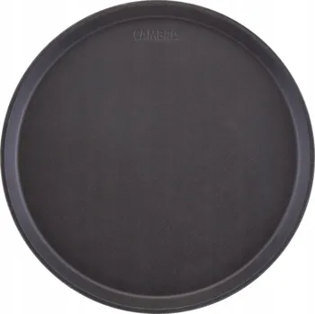 Stolování SERVÍROVACÍ PODNOS KULATÝ ČERNÝ 35,5 CM PROTISKLUZOVÝ CAMBRO