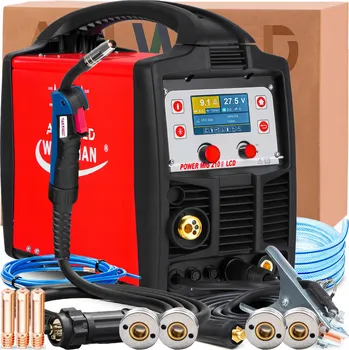 Svářečka Invertorová svářečka WELDMAN POWER MIG 210 LCD IGBT 40-200 A
