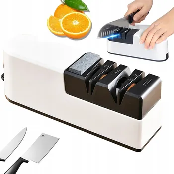 BROUSEK ELEKTRICKÁ BRUSKA NA NOŽE AUTOMATICKÁ 2 DIAMANTOVÉ KOTOUČE KAMEN