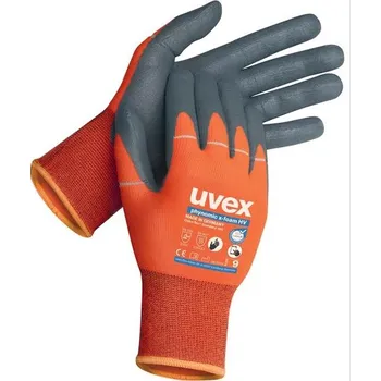 Pracovní rukavice Uvex 6005407 - Rukavice uvex phynomic X-FOAM HV, vel. 7", montážní, aquapolymer, trhací zóny