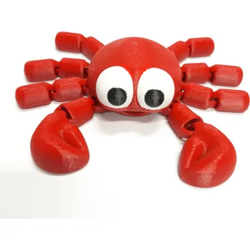 Figurka Krab velký petG 3D tisk Barva: Červená, Velikost: Velký 25-40g