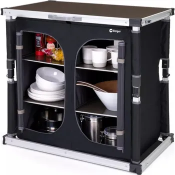 Koupelnový nábytek Volně stojící skříňka Berger černá 84 cm x 80 cm x 51 cm