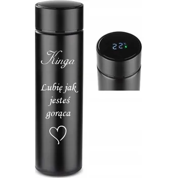 Termohrnek Termohrnek DIGITÁLNÍ s LED - GRAVÍROVÁNÍ dárek - 1. jakost! Vysoká kvalita