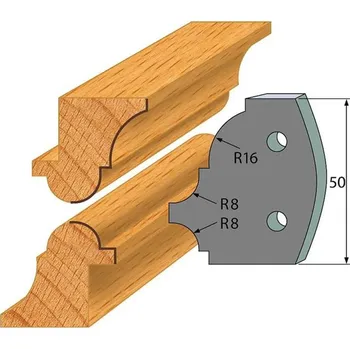Příslušenství k frézce "IGM profil 541 - pár omezovačů 50x4mm SP"